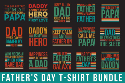 Father&amp;&23;039;s Day T-shirt Bundle