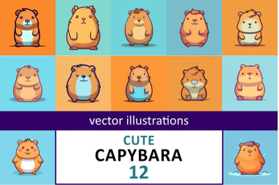 capybara cartoon character