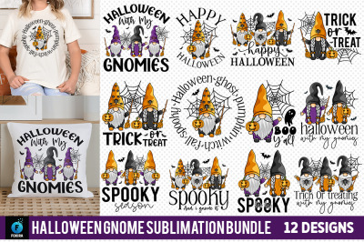 Halloween Gnome Sublimation Bundle