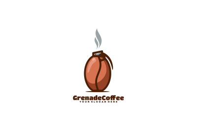 Grenade Shape logo abstract vector design template