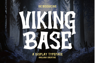 Viking Base Display Font