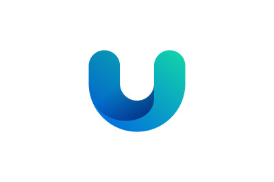 U logo abstract vector design template