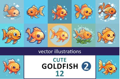 Carp goldfish cartoon character