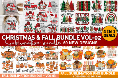 Christmas &amp; Fall Sublimation Bundle