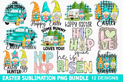 Easter Sublimation PNG Bundle