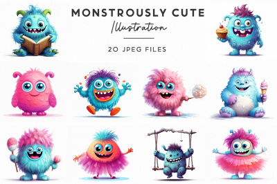 Monstrously Cute Illustration