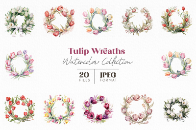 Tulip Wreaths