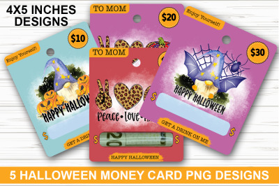 Halloween Money Card PNG