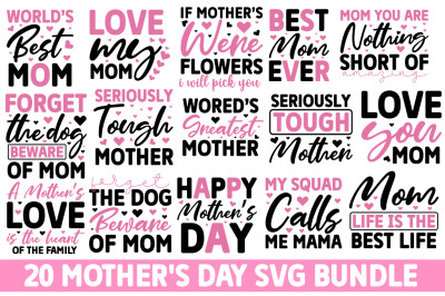 Mother&#039;s Day SVG Bundle