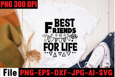 Best Friends For Life SVG cut file