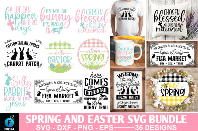 Spring and Easter SVG Bundle