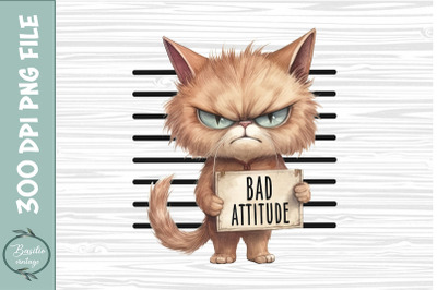 Funny Cat Bad Attitude
