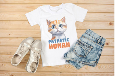 Funny Cat Pathetic Human