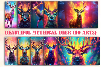 Beautiful Mythical Deer Arts Bundle