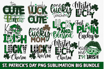 St.Patrick day PNG Sublimation Bundle