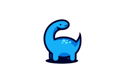 cute cartoon baby dinosaur vector design template