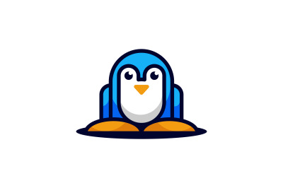 PENGUIN LOGO vector design template