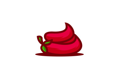 red chili logo vector design template