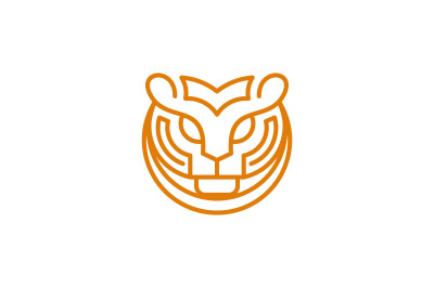 TIGER LINEART LOGO vector design template