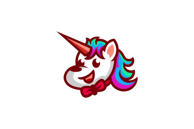 UNICORN LOGO vector design template