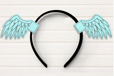 Angel or Demon Wings ITH Headband Slider | Applique Embroidery