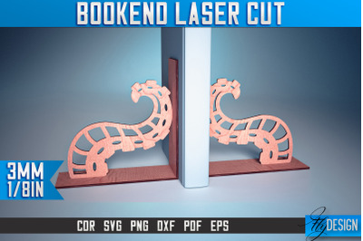 Bookend Laser Cut SVG | Book Laser Cut SVG Design | CNC Files