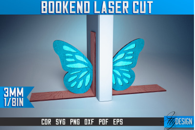 Bookend Laser Cut SVG | Book Laser Cut SVG Design | CNC Files