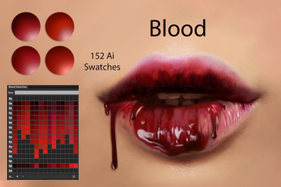 Blood Illustrator Swatches
