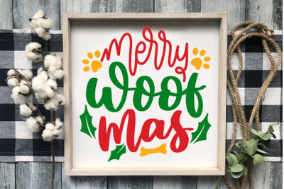 Merrry Woofmas SVG Cut File