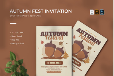 Autumn Fest Event - Invitation