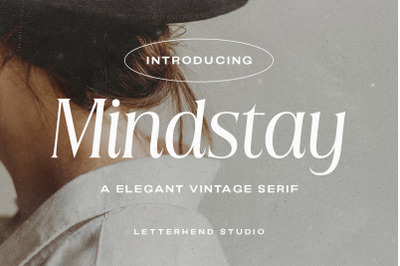 Mindstay - Elegant Vintage Serif