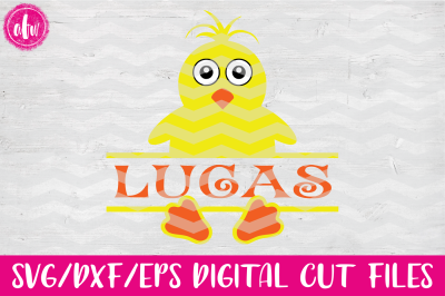 Split Chick - SVG, DXF, EPS Digital Cut Files