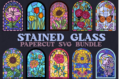 Stained Glass Papercut Collection