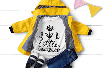 Little Wildflower | Kids Design SVG