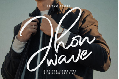 Jhon Wave Signature Script Handmade Font