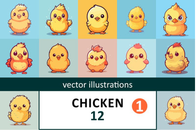 chicken cartoon character