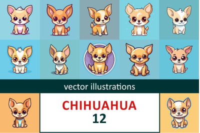 Cute chihuahua character