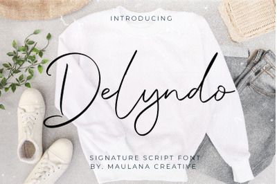 Delyndo Signature Script Font