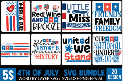 Happy 4th of July SVG Bundle,4th of July SVG Bundle Quotes
