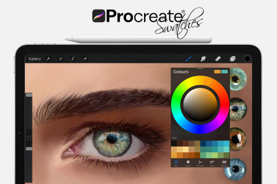 Eyes Swatches for Procreate