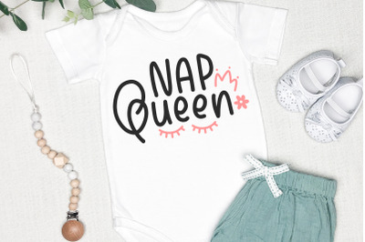 Nap Queen SVG | Kids Shirt Design