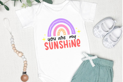 You Are My Sunshine SVG | Kids Shirt Design