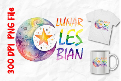 Lunar Moon Pride Rainbow