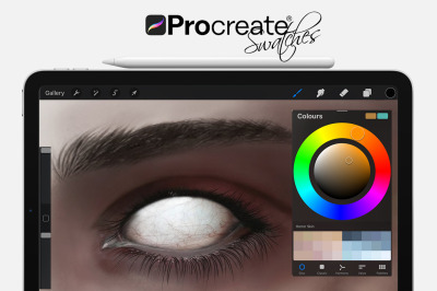Horror Eyes &amp; Skin Swatches for Procreate