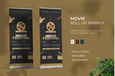 Movie - Roll Up Banner