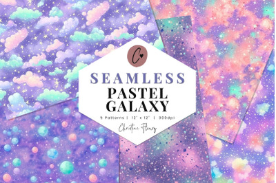 Pastel Galaxy Digital Paper Mini Pack