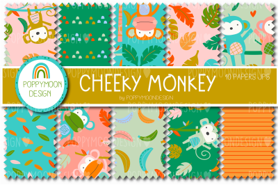 Cheeky Monkey paper set