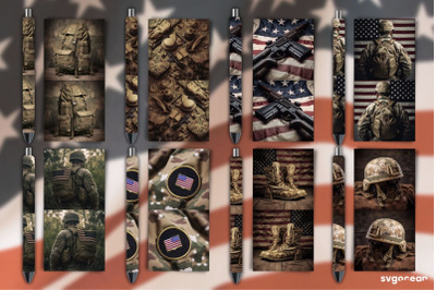 Military Pen Wraps Bundle | Sublimation