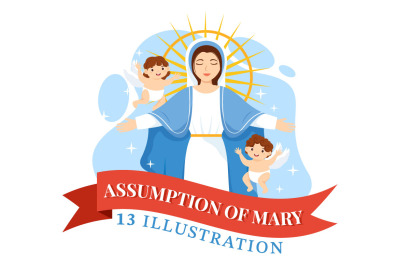 13 Assumption of Mary Illustration