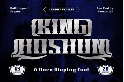 KING HOSHUN | Display Hero Font